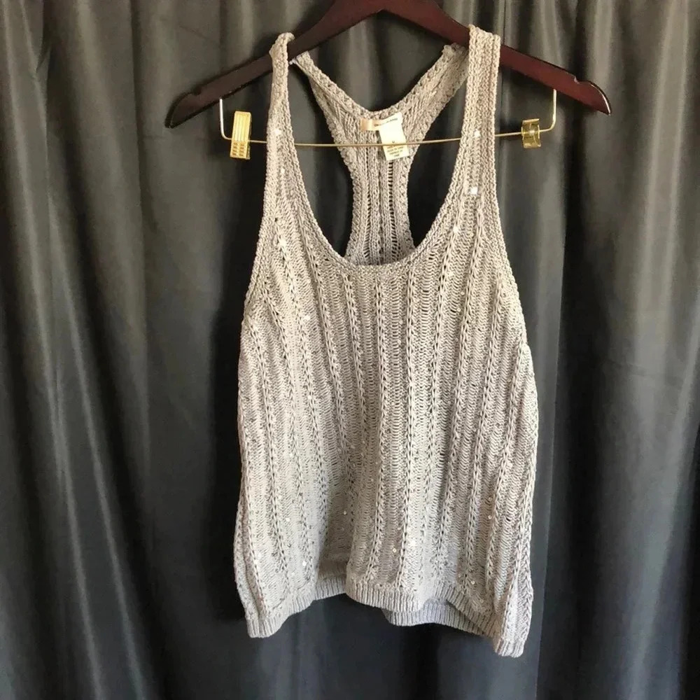 DKNY Gray‎ Sweater Tank